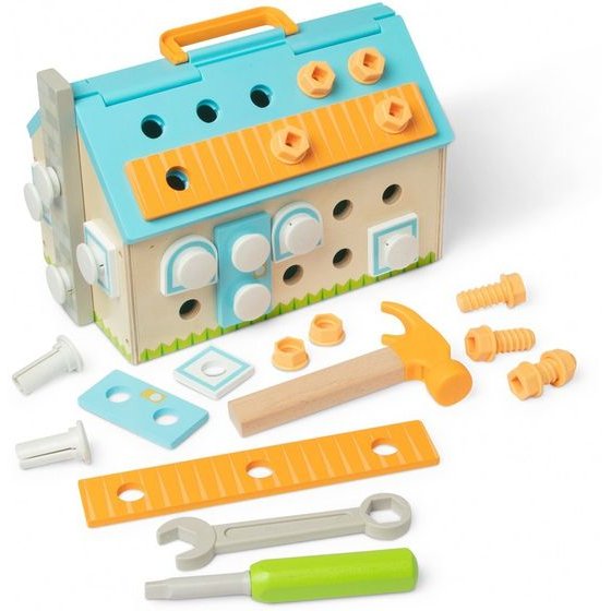 Melissa & Doug: Build A House Toolbox Playset (6076873)
