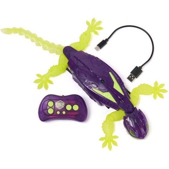 Spin Master Hexbots: Interactive Geco_Glow In The Dark (6075451)