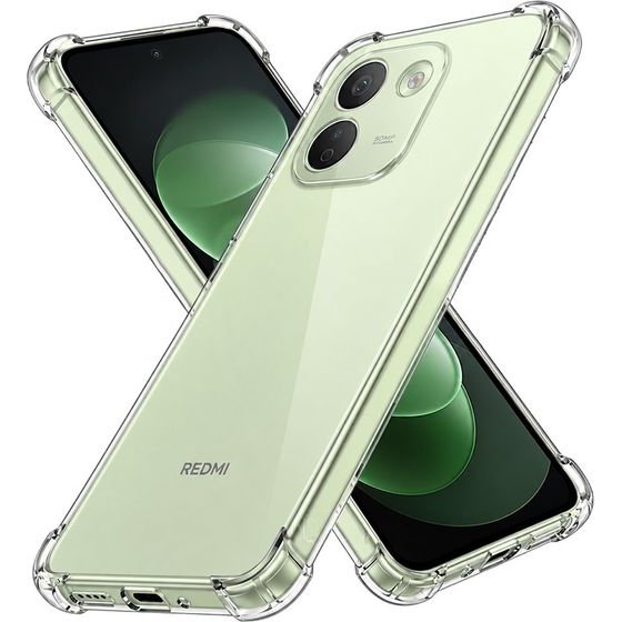 Techsuit - Shockproof Clear Silicone - Xiaomi Redmi Note 17 Pro Max - Clear