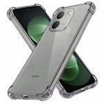 Techsuit - Shockproof Clear Silicone - Xiaomi Redmi Note 17 Pro Max - Smoke Black