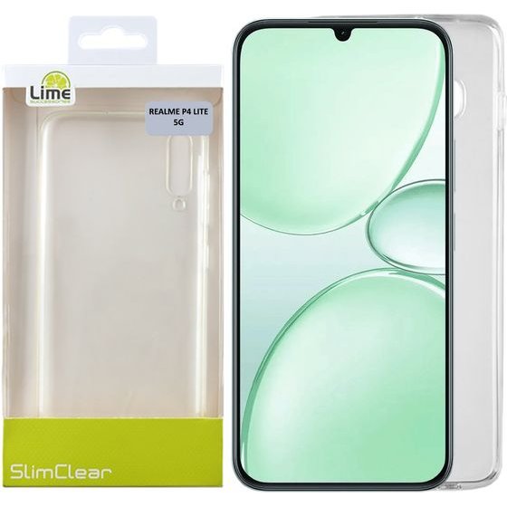 Lime Successories Lime Slimclear Tpu ���� Realme P4 Lite 5G 6.8in Camera Guard �������