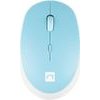 Natec Harrier 2 Silent Wireless Mouse 1600 Dpi Bluetooth 5.1 - White-Blue - (NMY-1963)