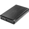 Natec Rhino 3.5 Sata HDD/Ssd Enclosure Usb 3.0 Aluminum - Black - (NKZ-0448)