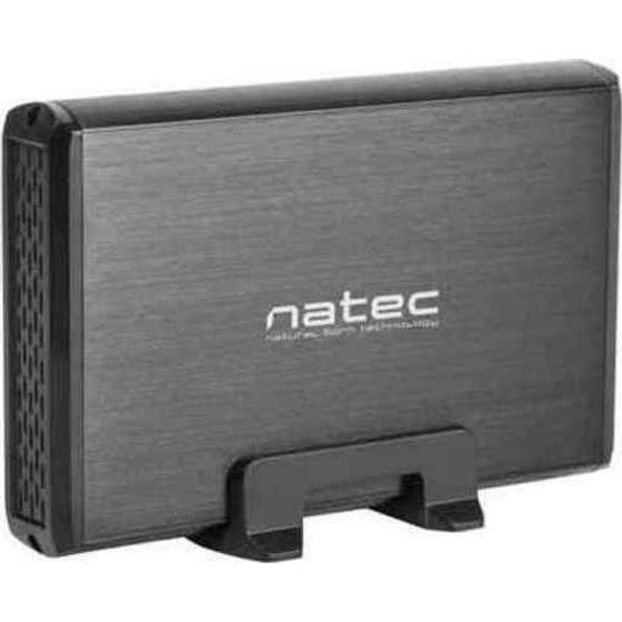 Natec Rhino 3.5 Sata HDD/Ssd Enclosure Usb 3.0 Aluminum - Black - (NKZ-0448)
