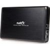 Natec Rhino 3.5 Sata HDD/Ssd Enclosure Usb 3.0 Aluminum - Black - (NKZ-0448)