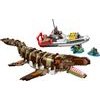 Lego Jurassic World Brick-Built Mosasaurus Boat Mission - (76974)