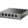 TP-Link 5-Port Gigabit Desktop Poe Switch With 4-Port - (TL-SG1005P)
