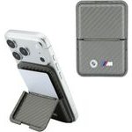 BMW Wallet M Carbon Metal Logos Magsafe Anthracite - (BMOWMCS26PCILA)