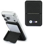 BMW Wallet M Carbon Metal Logos Magsafe Black - (BMOWMCS26PCILK)