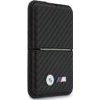 BMW Wallet M Carbon Metal Logos Magsafe Black - (BMOWMCS26PCILK)