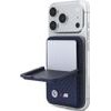 BMW Wallet M Carbon Metal Logos Magsafe Navy Blue - (BMOWMCS26PCILV)