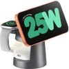 SODI W108A 25W 3-in-1 Wireless Charger With Night Light grey