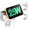 SODI W108A 25W 3-in-1 Wireless Charger With Night Light White - (B2.018646)