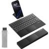 SODI Wireless Keyboard With Touchpad ZO1T Tri-Fold Bluetooth Black - (B2.018647)