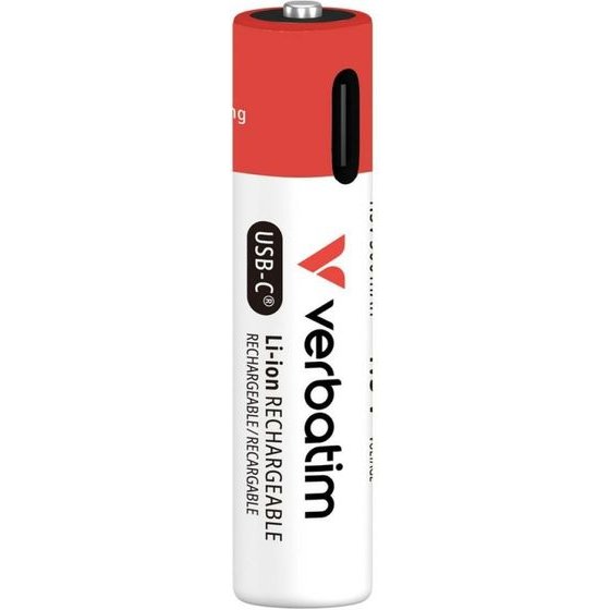 Verbatim Rechargeable Batteries Aaa USB-C 4psc. - (30250)
