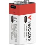 Verbatim Rechargeable Battery 9V USB-C 1psc. - (30251)