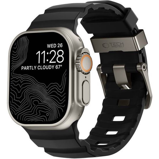 Tech-Protect Motion Apple Watch 8 / 9 / 10 / 11 / 12 / Se / Ultra (44 / 45 / 46 / 49 MM) BLACK