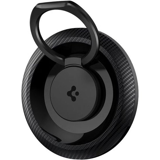 Spigen - Phone Holder O-Mag OM100 - Anti-Scratch Design, Strong Magnetic Hold, 360-Degree Rotation - Black - (AMP05505)