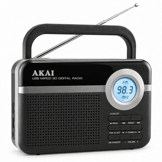 Akai - ������ ��������� Fm �� USB/SD, Lcd ����� & ��������� - (PR006A-472U)