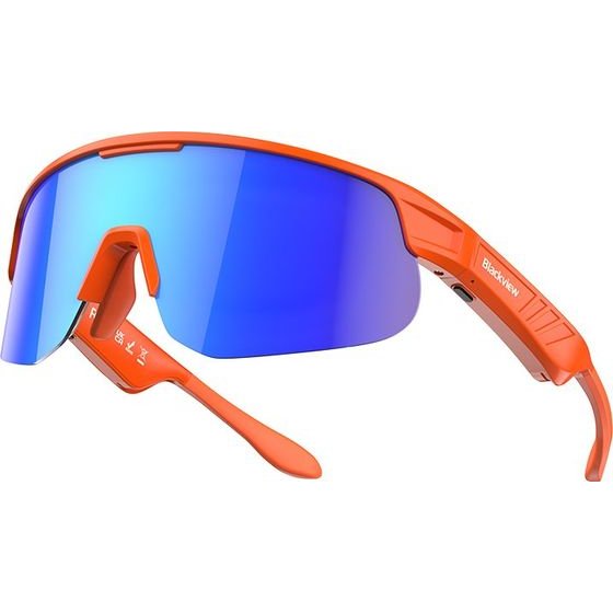 BlackView BT6.0 Cycling Smart Glasses UV400 Protection IP54 Orange - (D3-O)
