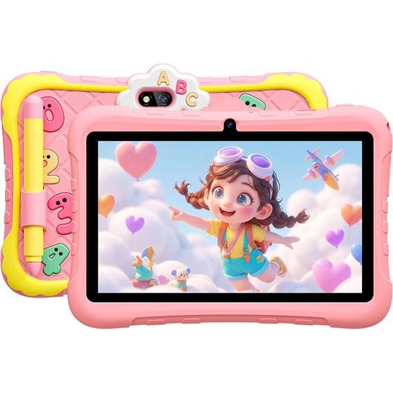 BlackView QUAD-Core Kid Tablet 7-Inch (2GB+32GB) Wifi Android 11 Bubblegum Pink - (LINK-LITE-KIDS-BP)
