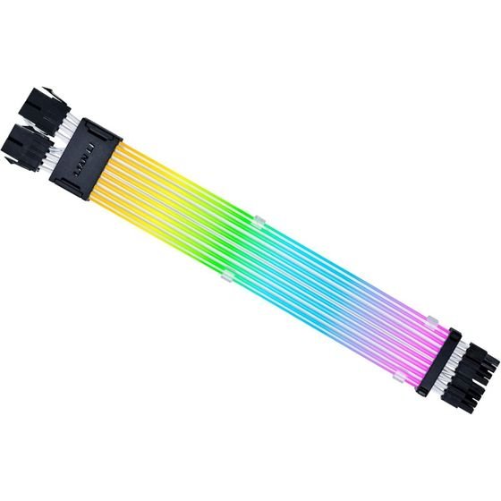 Lian Li Strimer Wireless Cpu - 8-Pin Argb Power Extension Cable - 2.4GHz - (Without Controller) - (G89.PW8-1W-CPU.00)