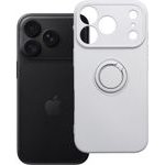 Case For Iphone 18 Pro / 17 Pro Silicone Ring Silver OEM