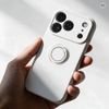 Case For Iphone 18 Pro / 17 Pro Silicone Ring Silver OEM