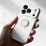 Case For Iphone 18 Pro Max / 17 Pro Max Silicone Ring Silver OEM