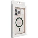 Case For Samsung S26 Fe / S25 Fe Dark Drop Glue Colorful Ring Mag Cover Compatible With Magsafe Dark Green OEM