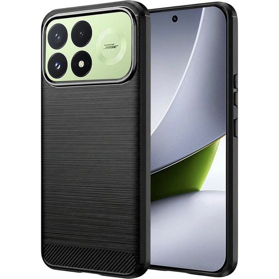 Techsuit - Carbon Silicone - Xiaomi Poco F9 Pro - Black