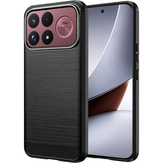 Techsuit - Carbon Silicone - Xiaomi Poco F9 Ultra - Black