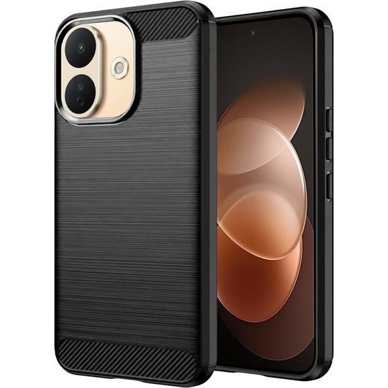 Techsuit - Carbon Silicone - Xiaomi Redmi Note 17 Pro 5G - Black