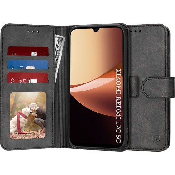 Techsuit - Diary Book - Xiaomi Redmi 17C 5G - Black