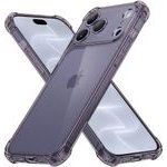 Techsuit - Shockproof Clear Silicone - Iphone 18 Pro / Iphone 17 Pro - Smoke Black