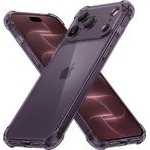 Techsuit - Shockproof Clear Silicone - Iphone 18 Pro Max / Iphone 17 Pro Max - Smoke Black