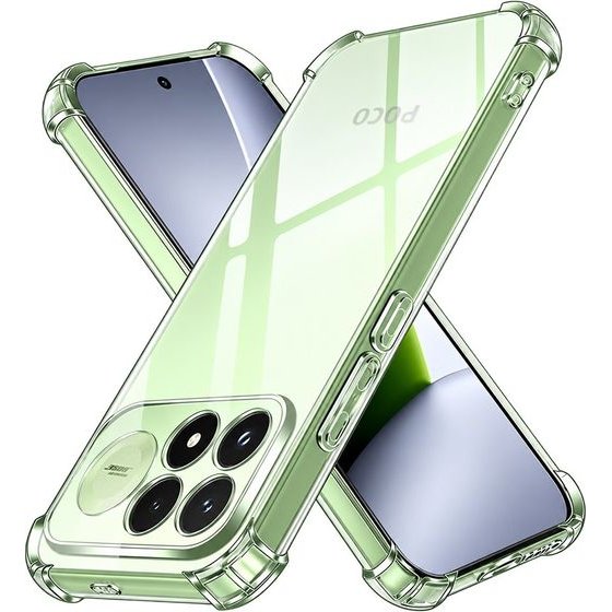 Techsuit - Shockproof Clear Silicone - Xiaomi Poco F9 Pro - Clear
