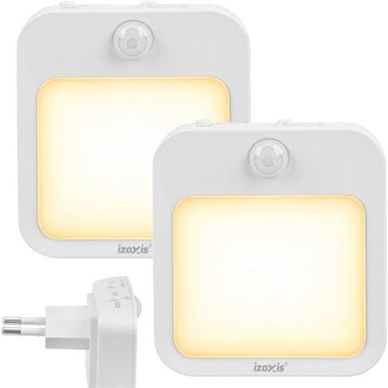 Izoxis Led Night Lamp With Motion Sensor - 2 Pcs - (19503-0)