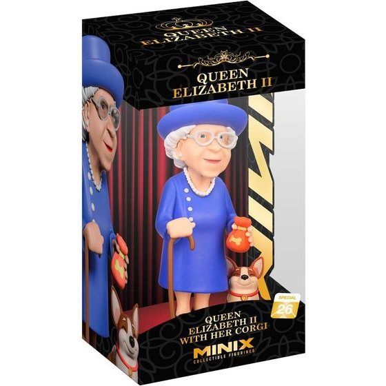 MINIX Queen Elizabeth - Queen Elizabeth Ii With Corgi - (24803)