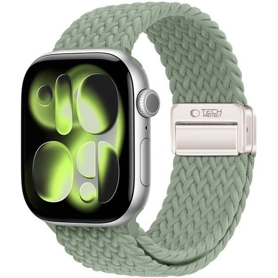 Tech-Protect Nylonmag Apple Watch 8 / 9 / 10 / 11 / 12 / Se (40 / 41 / 42 MM) PISTACHIO