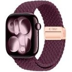 Tech-Protect Nylonmag Apple Watch 8 / 9 / 10 / 11 / 12 / Se / Ultra (44 / 45 / 46 / 49 MM) Deep BURGUNDY