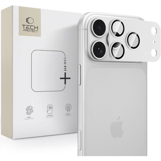 Tech-Protect Oslona Aparatu Camfull FIT+ Iphone 18 Pro Max SILVER