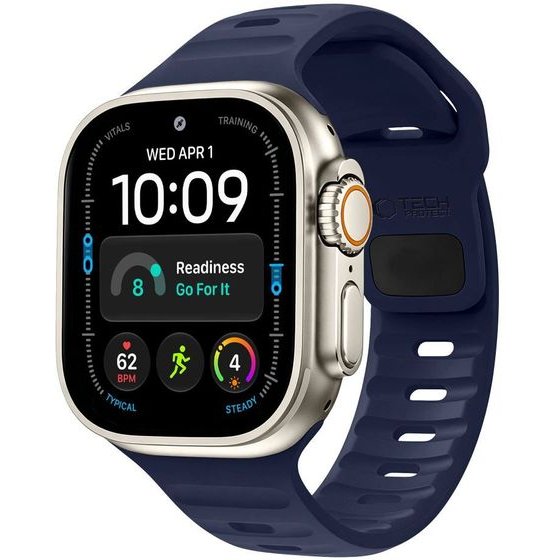 Tech-Protect Silicone Line Apple Watch 8 / 9 / 10 / 11 / 12 / Se / Ultra (44 / 45 / 46 / 49 MM) Atlantic BLUE
