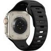 Tech-Protect Silicone Line Apple Watch 8 / 9 / 10 / 11 / 12 / Se / Ultra (44 / 45 / 46 / 49 MM) BLACK