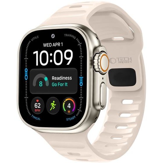 Tech-Protect Silicone Line Apple Watch 8 / 9 / 10 / 11 / 12 / Se / Ultra (44 / 45 / 46 / 49 MM) STONE