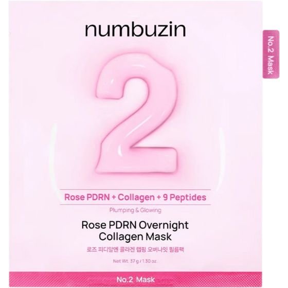 numbuzin No.2 Rose Pdrn Overnight Collagen Mask - (NUM-38)