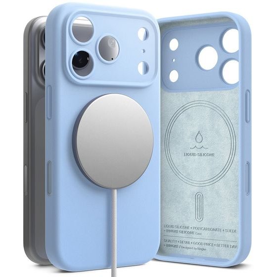Ringke - Silicone Magsafe - Iphone 18 Pro Max - Light Blue