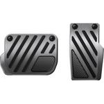 Spigen - Pedals Covers Performance Line Design TO200P - For Tesla 3/Y(Juniper)/Y L, Convex, Non-Slip - Silver - (ACP11627)