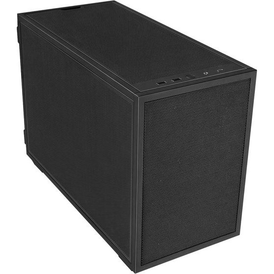 Lian Li Dan-B4 Black - Matx Mesh - Pc Gaming Case - 2x 120mm Fans Included - Gpu Support 358.9mm - (G99.B4X.00)