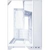 Lian Li O11 Vision-M White - Micro-Atx / Mini-Itx - w/ 140mm Fan - 360mm Aio Support - Pc Case - (G99.O11VMW.00)